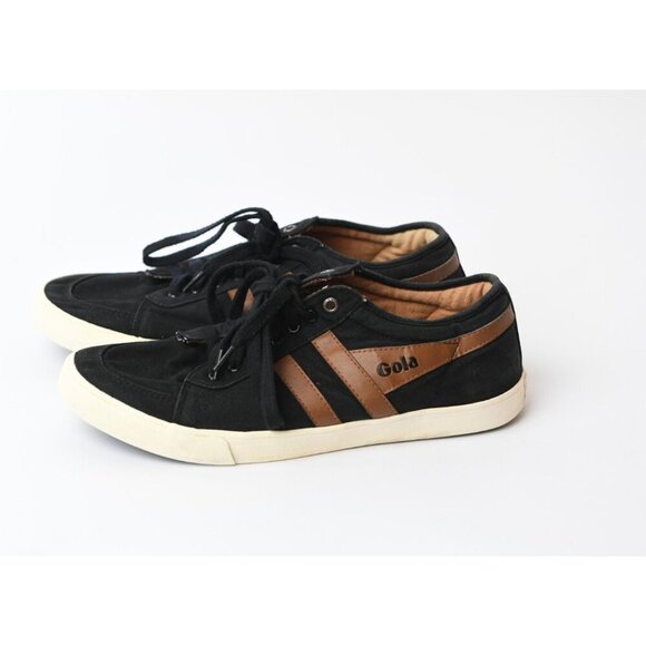 Gola Other - Gola Men’s Black & Tan Stripe Size 11 Casual Shoes Sneakers Fashion Comfortable